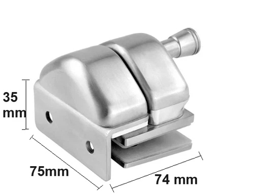 Pool Magnetic Latch Stainless Steel Frameless Glass Pool Gate Square Post - Picture 9 of 10