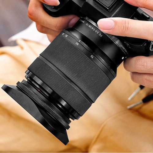 62mm Square Metal Cameras Lens Hood Protective Covers for Stray Light Reduction - Picture 5 of 8