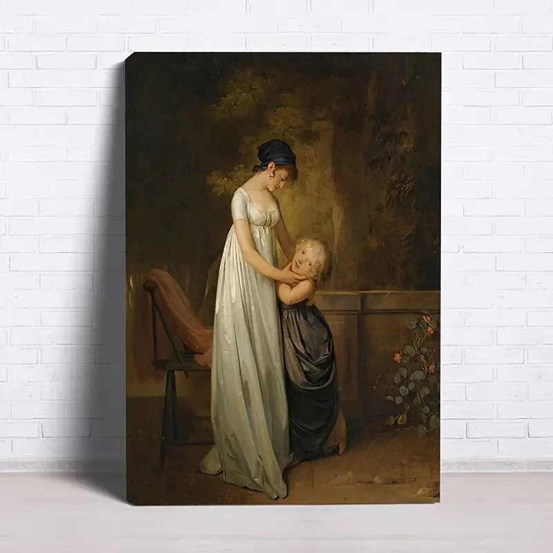 Charming Vintage-Inspired  Wall Art  Canvas Unframed/Framed