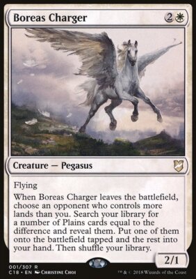 MTG Magic the Gathering Boreas Charger (1/334) Commander 2018 LP