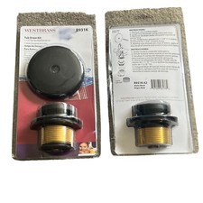 Westbrass Tub Drain Kit Matte Black 1-1/2" Tip Toe Mechanism w 1 Hole Faceplate