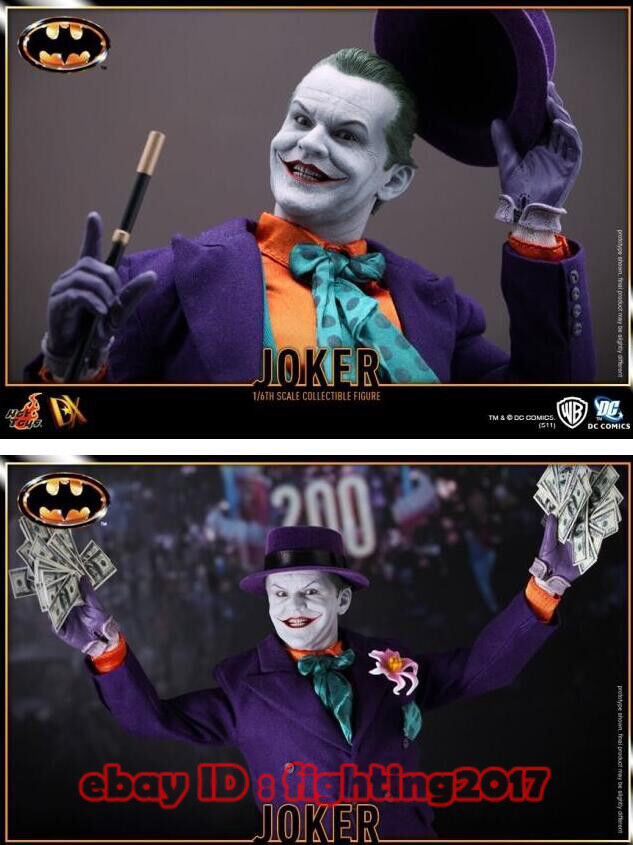 Hot Toys The Joker DX08 1/6 Figure 1989 Jack Nicholson Hot Toys The Joker DX08 1/6 Figure 1989 Jack Nicholson