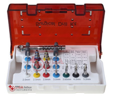 Surgical Drill Kit Dental Implant Ext Irrigation Drills 6.35mm Wrench Instrument