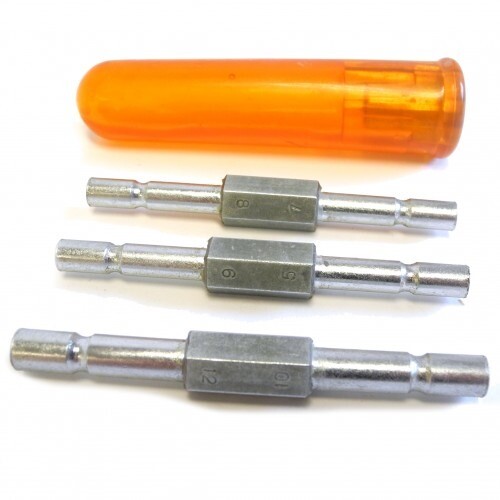 Clock Winding & Letting Down Tool (3.5-5.25mm) 3 Double Ended Keys - HK10 - Picture 2 of 2