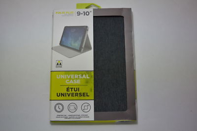 M-Edge Universal Case Folio Plus Multi-fit Gray Tablets 9'-10' iPad Pro Galaxy
