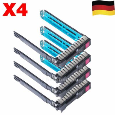 4X 2.5'' 651687 SFF SAS SATA HDD Tray Caddy for HP DL380e ML350e DL320e Gen8 Gen9