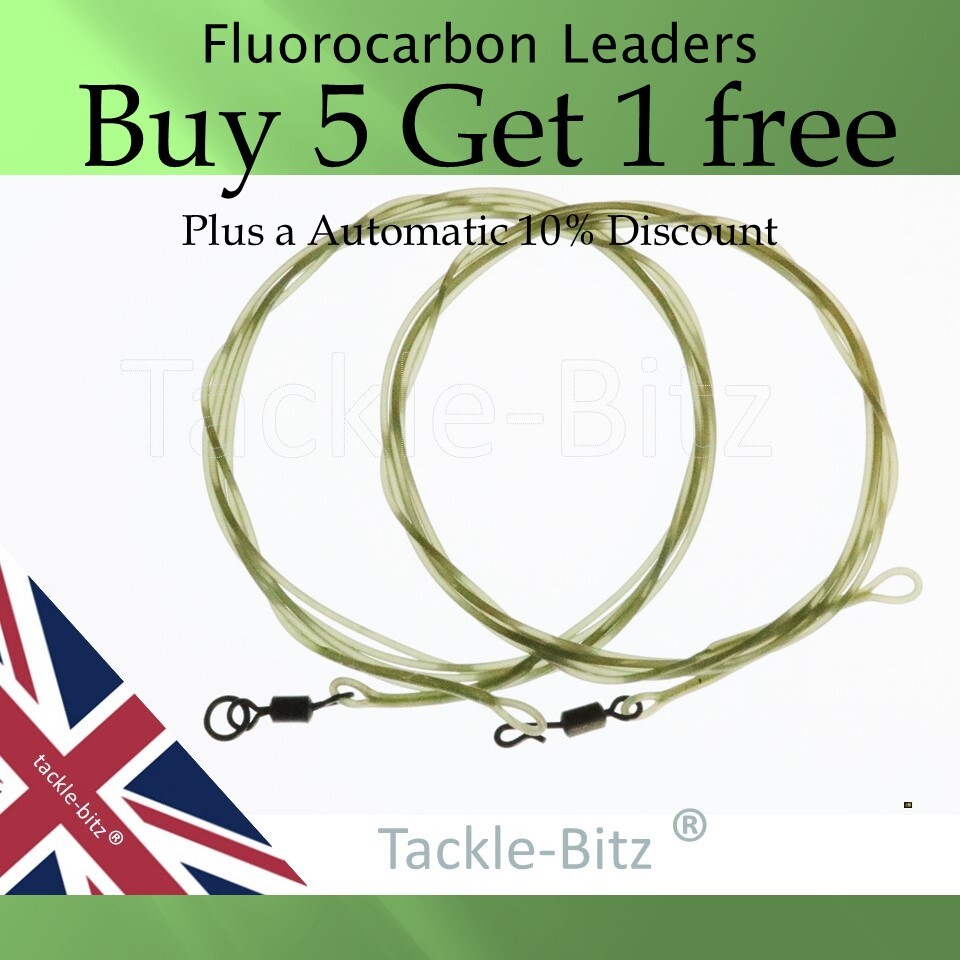 Carp Leaders Trans Green Fluorocarbon Carp Fishing End Tackle Chod - Main Image