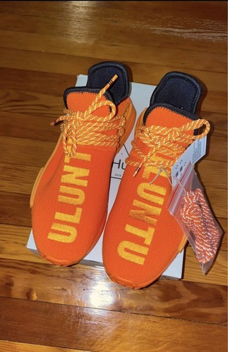 pharrell adidas nmd hu orange gy0095 | eBay