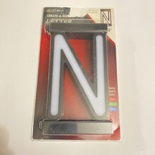 Custom Mystiglo Business Signage For Store Create Sign 3 Color Light Letter N