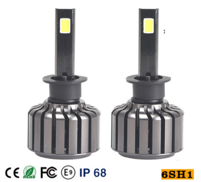 2pcs H1 COB LED headlight auto led car lights bulbs white light DC9-32V