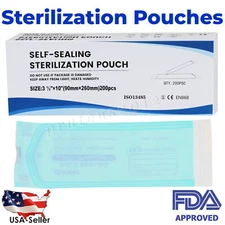 Self Seal Sterilization Pouches, Sterilizer Bags for Dental, Tattoo, Nail