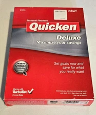 Intuit Quicken Deluxe 2009 - Windows XP/Vista ONLY, NOT for Windows 10 or 11 NEW