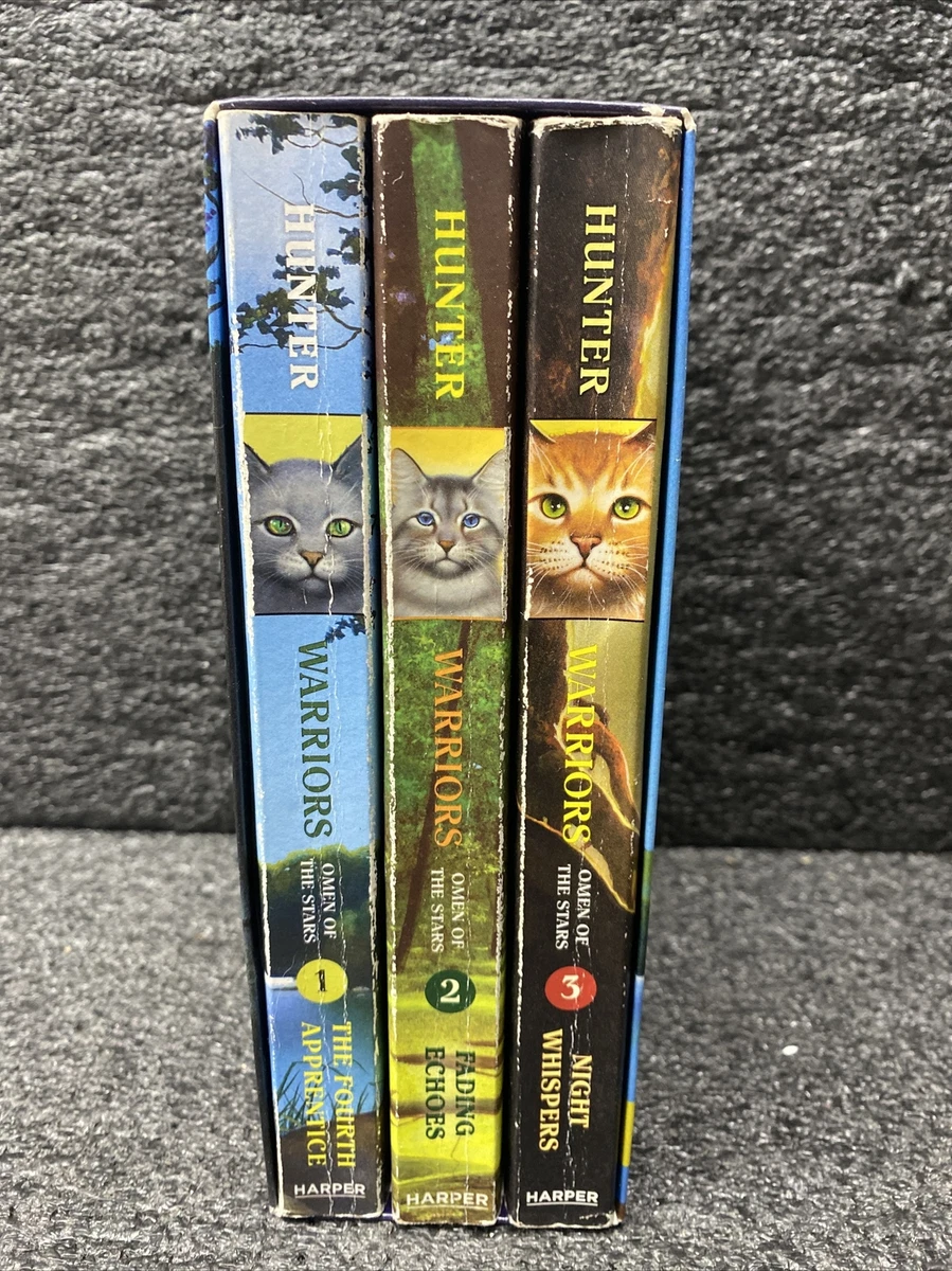 Warrior Cats Series 4 Omen Of The Stars Books 1 - 6 Collection Set by Erin  Hunter (The Fourth Apprentice, Fading Echoes, Night Whispers, Sign of the