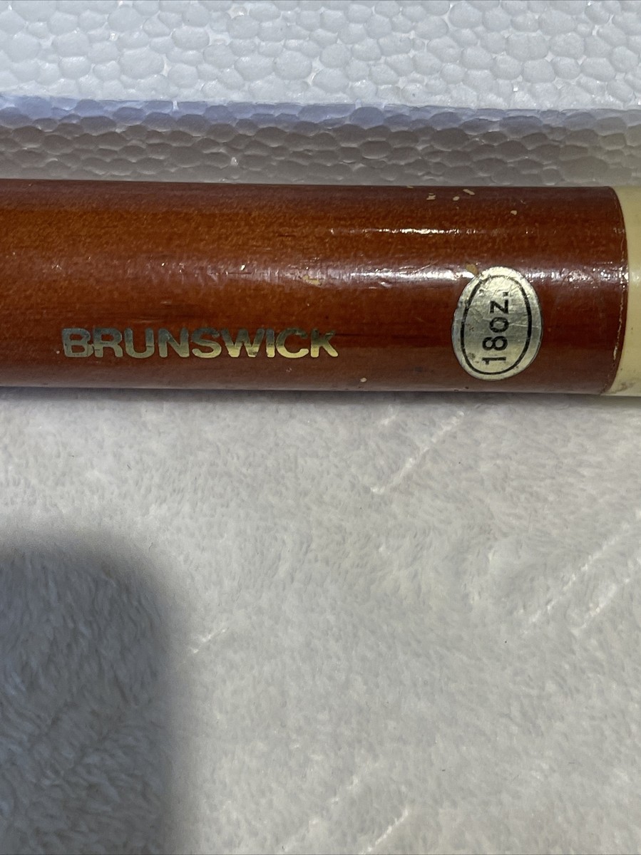 Vintage Brunswick Grooved Butt Pool Cue Stick 57