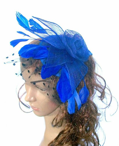 Feather Fascinator on Clip, weddings | eBay