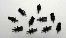 AFX 12 DOUBLE SIDED GUIDE PINS MADE IN DELRIN PLASTIC. NEW INJECTION MOLDED