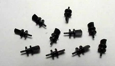  AFX 12 DOUBLE SIDED GUIDE PINS MADE IN DELRIN PLASTIC. NEW INJECTION MOLDED