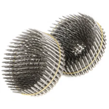 Ring Shank Stainless Steel Siding Nails Coil 1-1/2 09 15 Degree Wire 1200Pcs