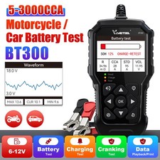 Bt300 12v 6v Car Load Battery Tester Automotive Digital Analyzer Tester 3000 Cca Bt300 12v 6v Car Load Battery Tester Automotive Digital Analyzer Tester 3000 Cca
