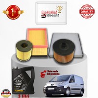 Inspektionskit Filter + ÖL Peugeot Expert Ii 2.0 Hdi 100KW 136CV Von 2013->