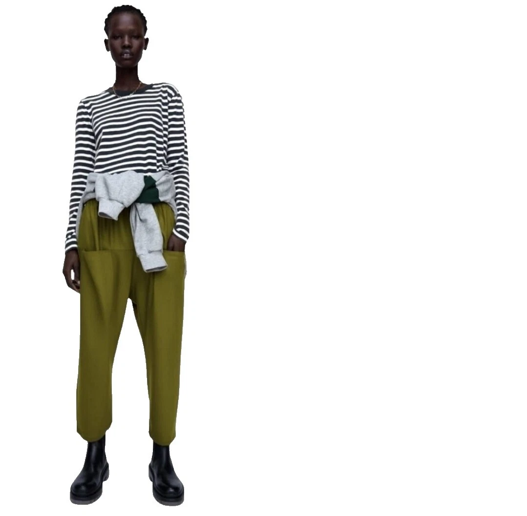 Zara Army Regular Size Pants for Women