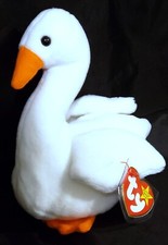 TY ORIGINAL BEANIE BABY 1996 – Gracie the Swan – 6”