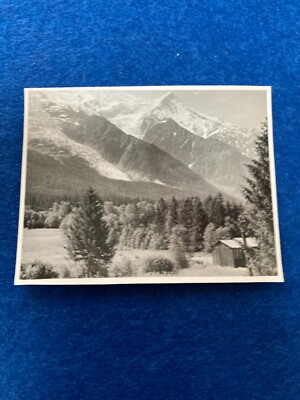Bossons Glacier HAUTE-Savoie JUNI 1954 PRIVATES FOTOGRAFIE / eppf