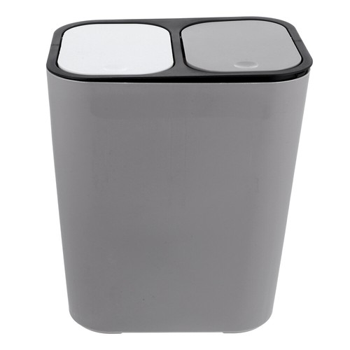 Dry and Wet Separation Trash Can Garbage Kitchen Recycling Waste Bin Office