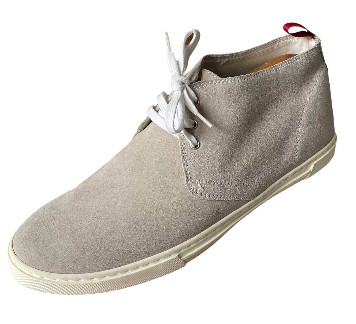 KITON NAPOLI Chukka Boot Sneakers US8 UK7 Shoes Mink Grey Suede