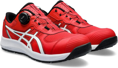 ASICS Working Safety Shoes WIN JOB CP219 BOA Red White 1273A092