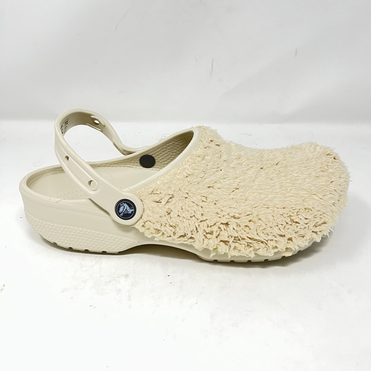 Crocs Classic Fuzz Mania Clog New Sandal Men Size 10 Womens Size 12 Slip On  Rare