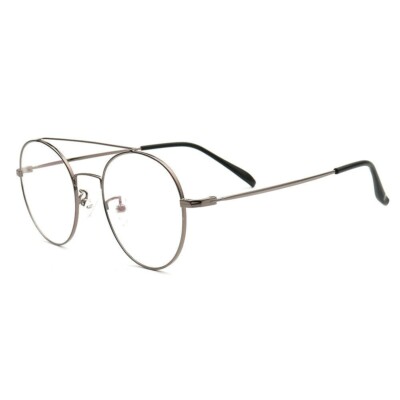 double bridge round eyeglasses