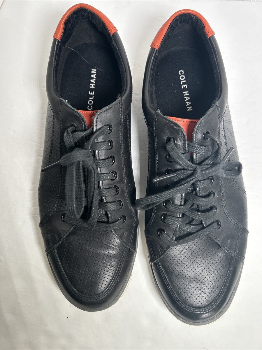 Cole Haan Men\'s Vartan Sport Ox Fashion Sneaker Black Leather C13916 Size 10 Cole Haan Men main image 2