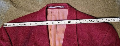 Steilman Wool Cashmere Burgundy Double-Breasted Sport Coat EU50 US40 Reg Vented - Bild 6 von 8