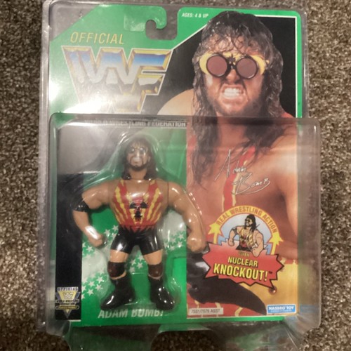 WWF WWE HASBRO ADAM BOMB GREEN CARD 1994...