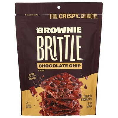 Brownie Brittle , Chocolate Chip, 5 oz (142 g)