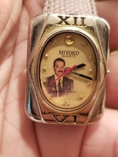 1980'S SADDAM HUSSIEN PRESIDENT WATCH SPECIAL MEMORIAL RARE Miyoko