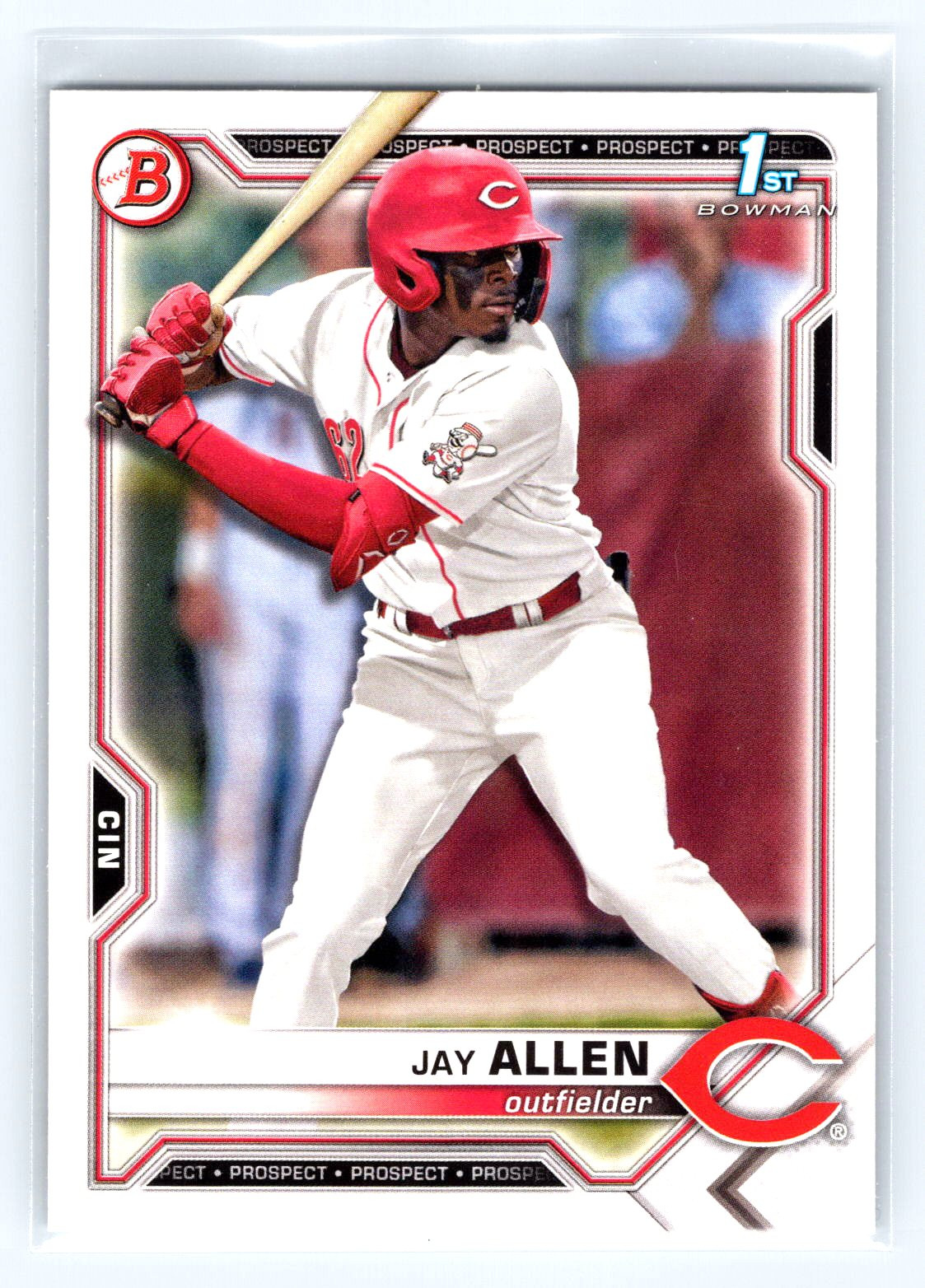 2021 Bowman Draft #BD-11 Jay Allen Cincinnati Reds 1st Bowman