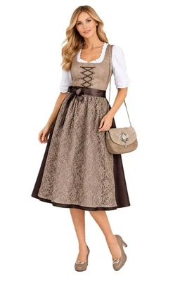 MARKEN DIRNDL TRACHTENKLEID SAND-TAUPE OKTOBERFEST GR. 44 (22) 0117729582 - Bild 1 von 2