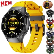 Sport Silicone Band For Huawei Watch 5 4 3 GT 6 5 Pro 4 3 2 2E 46mm Wrist Strap