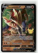 Carta Pokemon Celebrazioni 25° Anniversario Zamazenta 018/025 Full Art Ultra Rara