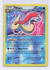 MILOTIC 44/160 HOLO RARE PRIMAL CLASH POKEMON REVERSE HOLO LP