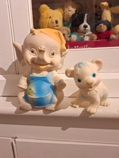 Vintage, 70s, Rare, Collectable, Rubber, Squeaky, Toys, Sanitoy