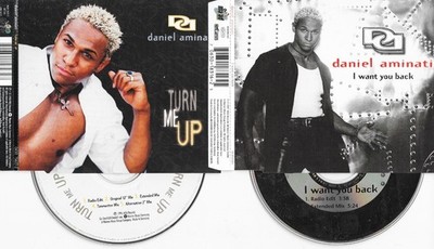 2 x DANIEL AMINATI - i want you back + turn me up -  CD s