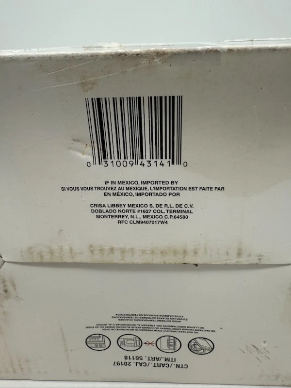 Libbey Just Tasting 12 Piezas Cuencos de Degustación Cerámica Blanca en Caja Original Foto 4 de 4