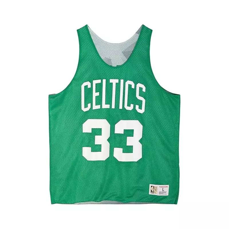 Maillot Larry Bird Celtics vert réversible idéal pour vos matchs de basket