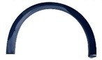 Fits Peugeot 208 GT Line Front Wheel Arch Moulding Gloss Black Right Hand 2023-