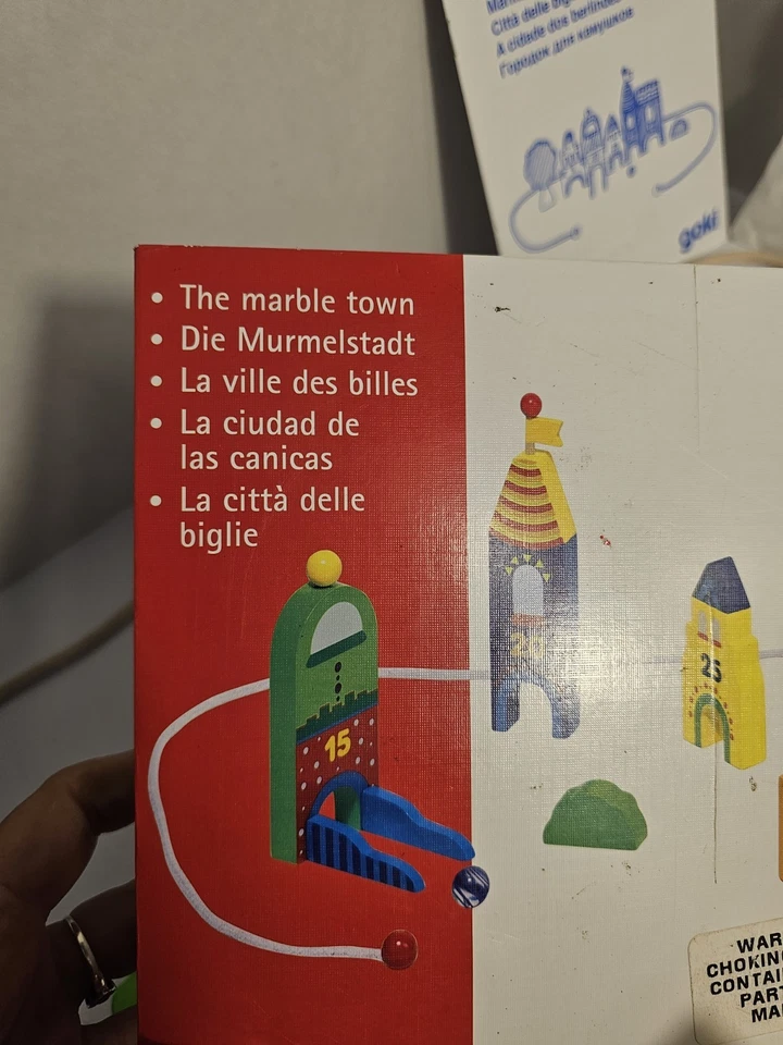 Juego de mármol de madera Goki The German Marble Town  Foto 4 de 4