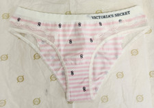 NWT Victoria's Secret Cheekini Panties Lace Logo Multicolor Vintage 2015 Size M