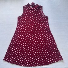 Casual Polka Dot Red A Line Dress